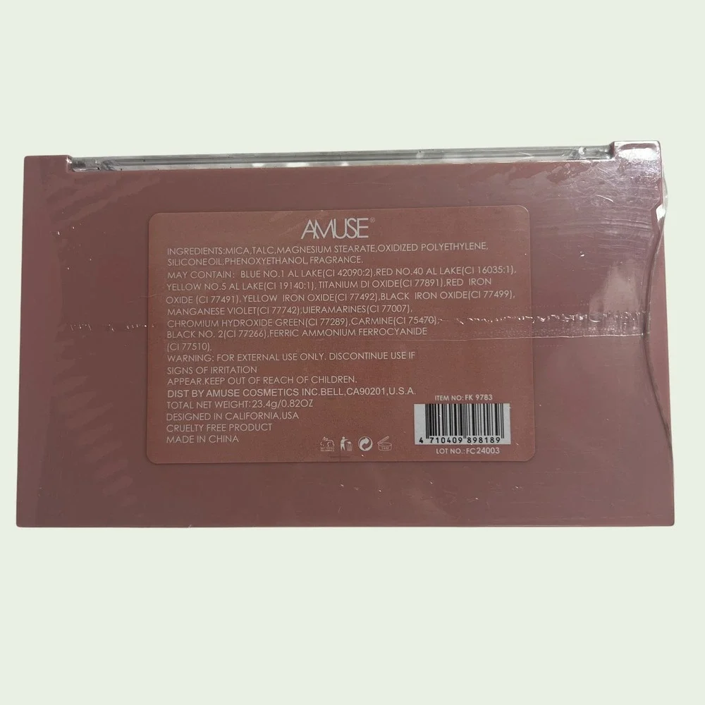 Amuse‎ Lovers Lane 18 Color Shadow Palette Matte Shimmer Glitter Brand New